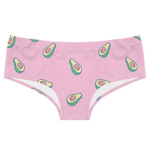 Dropshipping mutandine a vita bassa Sexy da donna <span class=keywords><strong>Super</strong></span> morbide stampa rosa slip Push Up Lingerie perizoma per ragazze - Product Image 1