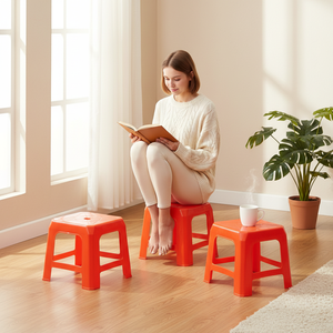 Sillas Cuadradas de Plástico al por Mayor, Descuento por Volumen para <span class=keywords><strong>Restaurantes</strong></span>, Bares y Hoteles, Servicio de Combinación de Colores - Product Image 1