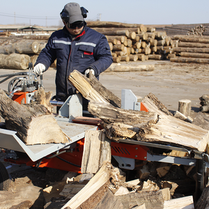 <span class=keywords><strong>Fendeuse</strong></span> de bûches électrique à essence 8t 13t 18t 28t avec cônes à <span class=keywords><strong>vis</strong></span> Scierie d'occasion Foresterie Industries agricoles Déchiqueteuse à bois - Product Image 6