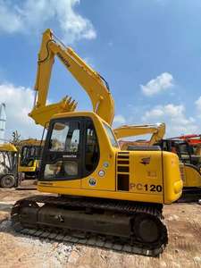 Mini-excavatrice Komatsu PC120 de 12 tonnes d'occasion, peu utilisée, fiable pour la construction et l'aménagement paysager, équipement Komatsu d'occasion - Product Image 3