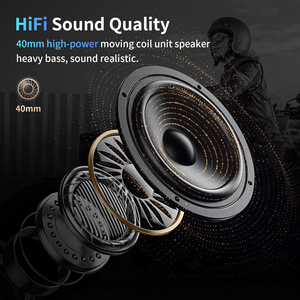 Fodsports-Intercomunicador para motocicleta, casco inalámbrico resistente al agua, auriculares Bluetooth, 1000M, 2 pilotos - Product Image 4