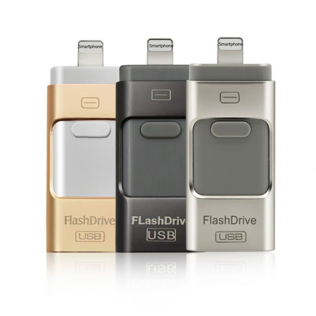 Wholesale 3 in 1 Otg Usb Pen Flash Disk Drive Usb2.0 3.0 Flash Memory Stick Key Phone 1TB 2TB Usb Pendrive With Custom Logo
