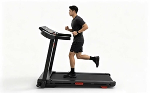 Tapis de course pliable silencieux pour usage domestique, large bande de course, absorption des chocs, machine de marche électrique, moteur 0,75 CV, affichage LED, <span class=keywords><strong>musculation</strong></span> - Product Image 6