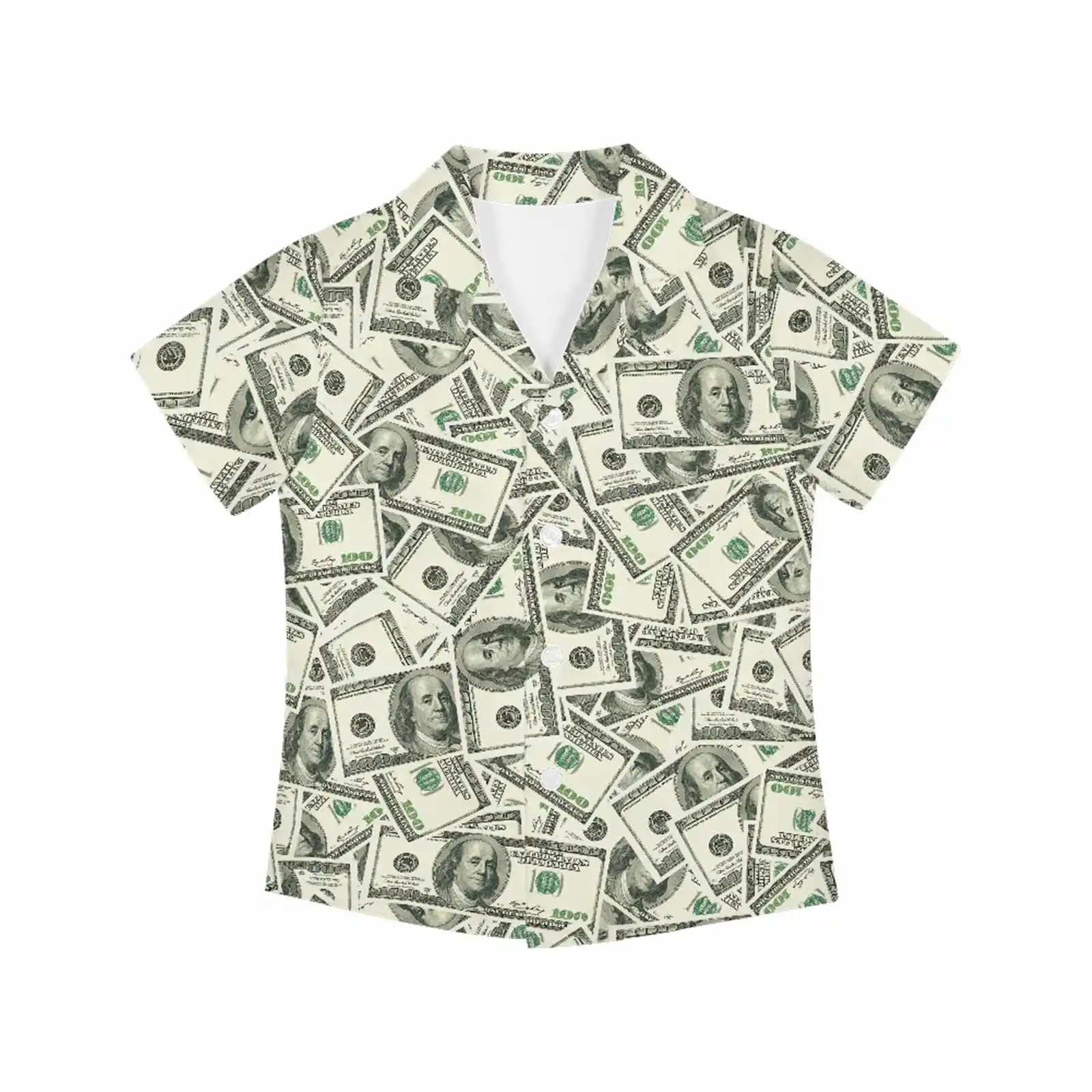 Детские рубашки с графическим рисунком, новинка, Гавайские рубашки, Пляжная рубашка с коротким рукавом на пуговицах, Прямая поставка, 2023
