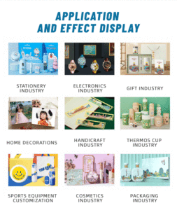 Mycolor <span class=keywords><strong>Livraison</strong></span> <span class=keywords><strong>rapide</strong></span> Taille A2 A3 officielle 3/4PCS Tête de vernis estampage à chaud UV DTF Imprimante à plat pour gobelets avec plastifieuse - Product Image 6