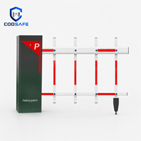 Barrière de parking robuste à bras articulé, système de stationnement intelligent pour la gestion d'entrées de communes et d'appartements en extérieur