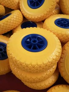 Rueda Sólida de Espuma de PU OEM de 10 Pulgadas 260x85mm, Neumático Antipinchazos 3.00-4 con Rodamiento <span class=keywords><strong>para</strong></span> Piezas de Equipos de Manipulación de Materiales - Product Image 5