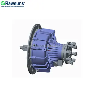 Rawsuns Automatische Transmissie Parallel Shaft Reducer + Differentieel Elektrische Voertuig Conversie Kit Elektrische Auto Kit Compleet