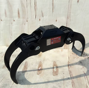 ตัวหนีบไม้ป่าไม้แบบหมุนได้ระบบไฮดรอลิกสำหรับรถขุด - Product Image 6