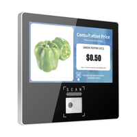 Sistema POS LICON A2D con Pantalla Táctil de 11.6 Pulgadas, Panel PC Metálico Android/Windows, Escáner de Códigos de Barras 1D/2D, WIFI/Ethernet