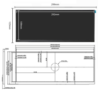 LEEHON Layar Ultra Lebar Bentang 12.3 Inci 1920*720 M123AWF4 R0 TFT LCD dengan Kecerahan Tinggi