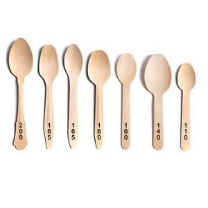 Logo personnalisé de haute qualité imprimé couleur couverts <span class=keywords><strong>en</strong></span> <span class=keywords><strong>bois</strong></span> jetables compostables pour cuisine Camping fêtes mariages - Product Image 6