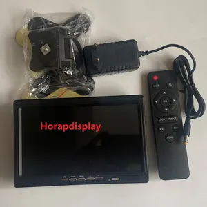 Nuevo Monitor LCD IPS de 7 Pulgadas con Altavoz Integrado, Pantalla Portátil <span class=keywords><strong>Mini</strong></span>, Resolución 1024x600, 16:9, Interfaces AV/<span class=keywords><strong>VGA</strong></span>, Retroiluminación LED - Product Image 6