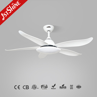 Ventilateur de plafond intelligent 1stshine 48 pouces avec télécommande, design moderne, efficace, assurance qualité, avec lumière LED