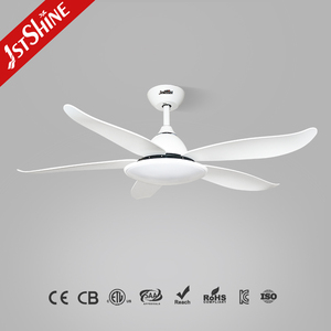 1stshine Ventilador de techo Nuevo diseño Hogar moderno 220V 48 pulgadas 5 aspas de plástico Ventilador de techo eléctrico con control remoto y Luz - Product Image 2
