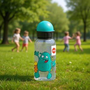 Emsa Monster Water Bottle 500Ml Kids <b>Drinkware</b> <b>Plastic</b> Bottle - Product Image 3