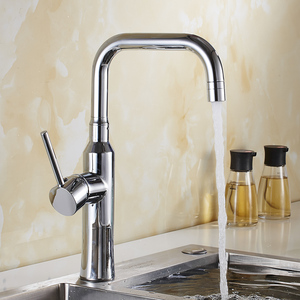 ก๊อกผสมน้ำห้องครัวแบบโครเมียมทองเหลือง ปากยาว 2 ทาง รุ่น AT9508 - Product Image 2