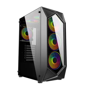 Steel Mid Tower Gaming Case Stock Atx 2021computer Gaming Case