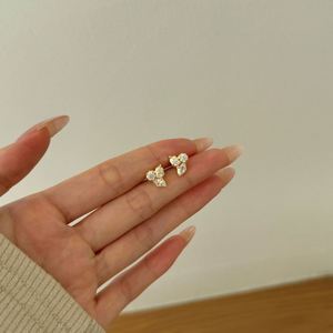 Dylam Trending Geometric Design <b>Solid</b> S925 <b>Silver</b> Rhodium 18K Gold Plated Triangle Marquise 5A CZ Zirconia Stud <b>Earrings</b> Jewelry - Product Image 4