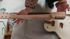 Guitarra de Cuerpo Sólido de 6 Cuerdas Modelo 1022D - Diapasón de Caoba Barnizado para Zurdos/Diestros Principiantes - Product Image 5