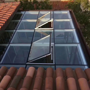 Hệ thống mái chiếu sáng ban ngày tùy chỉnh với cửa sổ kính trong suốt trượt điện nhịp lớn và giếng trời - Product Image 1