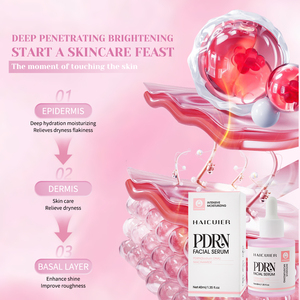 Sérum Peptide Rose PDRN en Gros, Soin Végan Hydratant, Raffermissant et Unifiant le Teint Liquide pour le Visage, Corée - Product Image 5