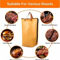 Sac isotherme réutilisable pour barbecue avec logo personnalisé, grande capacité, pour le camping en extérieur, pour la conservation de la viande