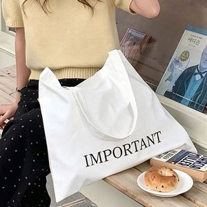 Sac fourre-tout en toile de coton personnalisé grande capacité avec longues poignées, sac à bandoulière réutilisable pour les courses, les pique-niques et la plage - Product Image 5