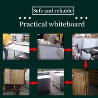Tableau blanc magnétique en métal vert sur mesure, effaçable à sec, pliable, imprimé UV, pour la maison et les enfants