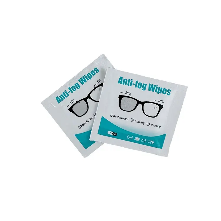 New Product Hot Selling Effective Lens Wipe Disposable Portable Eyeglasses Anti Fog Wipes