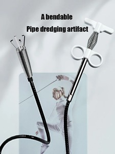 Attrezzo per Disotturazione Scarichi <span class=keywords><strong>Cucina</strong></span>, Sblocco Capelli e Impurità, Spirale a Molla per <span class=keywords><strong>Tubi</strong></span> in Acciaio Inossidabile e Plastica - Product Image 6