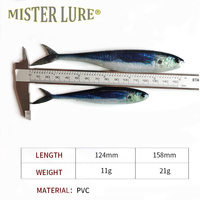 MISTER LURE 3D simulation PVC matériel impression poisson leurre souple appât bionique poisson volant appât souple
