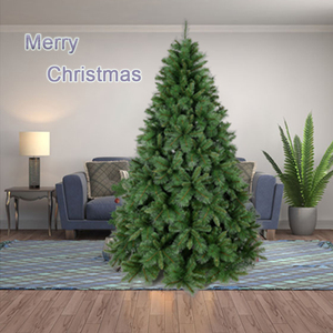 6FT 7ft 8ft bán Hot nhân tạo thường Xanh Cây giáng sinh với kim loại đứng cho trang trí văn phòng nhà - Product Image 3