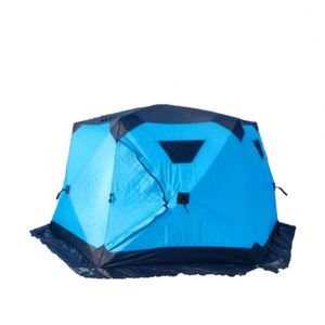 Factory Winter Fishing Tent with Thick Cotton Insulation Tent <b>for</b> 5 People Quick Opening Hexagonal Ice Fishing Tent - Product Image 1
