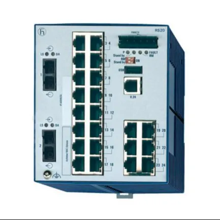 Hirschmann Industrial Ethernet Switch Full Managed DIN Rail RS20/RS30/RS40 for Electrical Equipment
