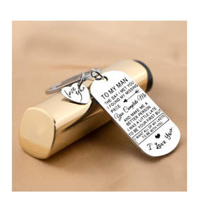 LLavero <span class=keywords><strong>de</strong></span> San Valentín <span class=keywords><strong>para</strong></span> hombre, <span class=keywords><strong>regalo</strong></span> <span class=keywords><strong>de</strong></span> <span class=keywords><strong>cumpleaños</strong></span>, Navidad, novio y marido - Product Image 5