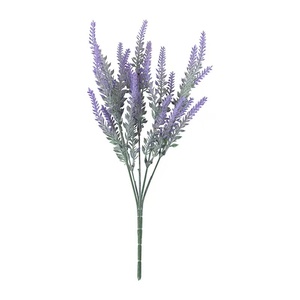<span class=keywords><strong>Fleurs</strong></span> de lavande artificielles séchées avec soie, fausse plante, pour un décor de mariage, pour décorer un centre de Table, de la maison, g - Product Image 6