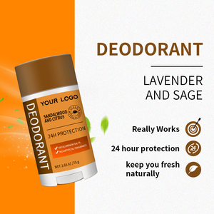 Anti-transpirant <span class=keywords><strong>bio</strong></span> végétalien sans aluminium, formule propre et sans parfum, senteur fraîche bois de santal et agrumes, unisexe, crème 24 heures - Product Image 2