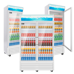 Escaparate de refrigerador comercial, refrigerador abierto de frutas y verduras, estantes de supermercado, refrigerador de exhibición - Product Image 6