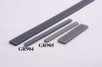 Tiras Conectoras de Silicona Gris para Pantalla LCD, Conectores Electrónicos de Elastómero Conductor Modelo GR904