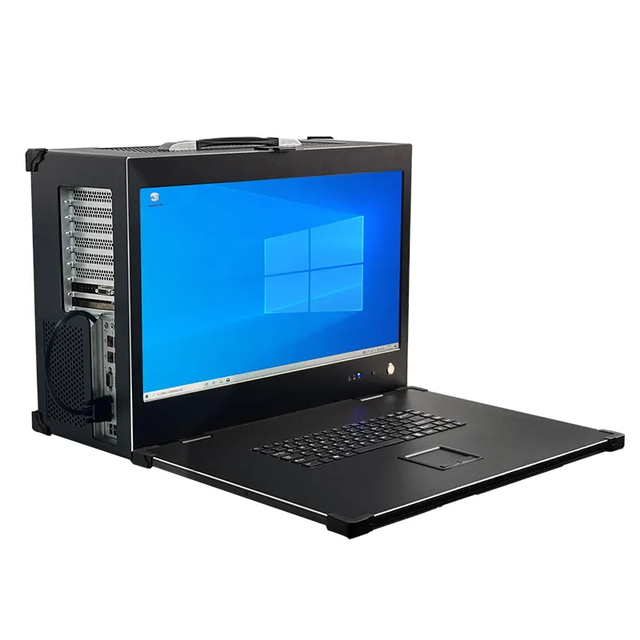 Server Chassis 21 Inch LCD Display 1920*1080 Resolution Industrial Portable Rugged Computer Case Server case Support 5090