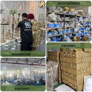 Mịn lãng mạn Bảng trang trí hoa mới đứng kim loại hoa đứng Nguồn cung cấp đám cưới tổ chức sự kiện Bảng trang trí - Product Image 5