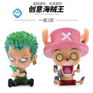 2 Estilos <span class=keywords><strong>de</strong></span> Figura <span class=keywords><strong>de</strong></span> Zoro con Botella, Ojos <span class=keywords><strong>de</strong></span> Estrella, Juguete <span class=keywords><strong>de</strong></span> Chopper - Product Image 2