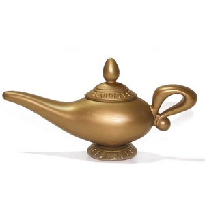 Lampe magique d'aladdin avec lèvres ouvertes, accessoires d'halloween, thème <span class=keywords><strong>mal</strong></span>éfique, noir, Souvenir, nouveauté - Product Image 1