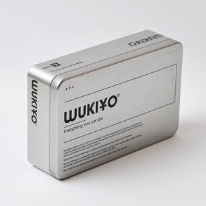 Tùy Chỉnh Logo In Hình Chữ Nhật Hộp Thiếc Chơi Trò Chơi Thẻ Container Lon Với Bọt Chèn - Product Image 4