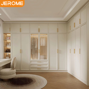 Cabina Armadio su Misura di Lusso Stile Francese JEROME per Camera da Letto, Casa e <span class=keywords><strong>Hotel</strong></span>, Colore <span class=keywords><strong>Bianco</strong></span> - Product Image 3
