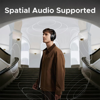 Casque audio sans fil Ugreen HiTune Max6 HP206 circum-auriculaire avec ANC, traduction IA, audio haute résolution LDAC et suppression du bruit