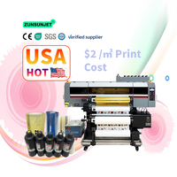 La Chine a fait l'impression d'une feuille d'or et d'une machine d'impression Dtf de 600mm Imprimante Uv Dtf avec plastifieuse tout en un