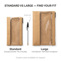 Étui à crayons en papier DuPont Tyvek écologique, sac de papeterie transparent en PVC, grande capacité, imperméable, pour étudiants et bureau
