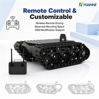 Platform Robot Listrik Segala Medan Ringan UGV Sasis Robot Bergerak Antarmuka Terbuka untuk Inspeksi, Penelitian, dan Pendidikan
